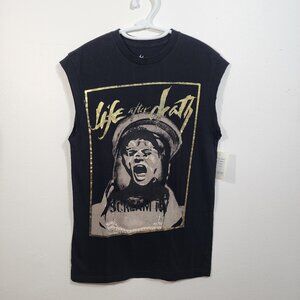 Notorious Big T-shirt, size S, pre-loved re-worked by me,
